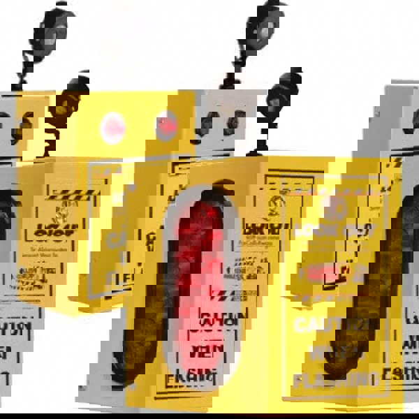 Auxiliary Lights; Light Type: Forklift Warning Light ; Amperage Rating: 1 ; Color: Yellow/Red ; Material: Aluminum; Aluminum ; Voltage: 110 VAC to 24VDC ; Includes: 15 ft Power Cord